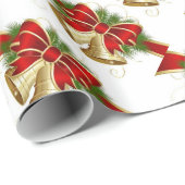 Weihnachtsgeschenk Wrap/Bells Geschenkpapier (Rolleneckpunkt)