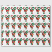 Weihnachtsgeschenk Wrap/Candy Canes Geschenkpapier (Flach)