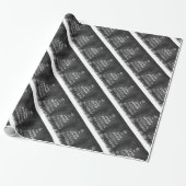 Weihnachtsgeschenk Wrap/Chalk Board Art Geschenkpapier (Ungerollt)
