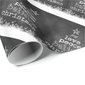 Weihnachtsgeschenk Wrap/Chalk Board Art Geschenkpapier (Rolleneckpunkt)