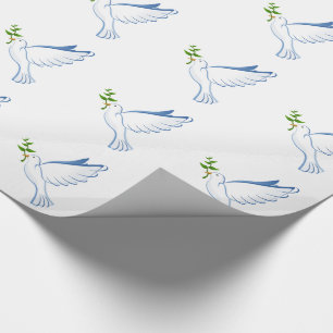 Weihnachtsgeschenk Wrap/Doves Geschenkpapier