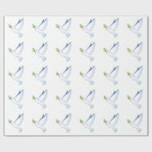 Weihnachtsgeschenk Wrap/Doves Geschenkpapier (Flach)
