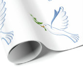 Weihnachtsgeschenk Wrap/Doves Geschenkpapier (Rolleneckpunkt)