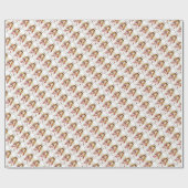 Weihnachtsgeschenk Wrap/Engel Geschenkpapier (Flach)
