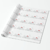 Weihnachtsgeschenk Wrap/Frohe Weihnachten mit Schn Geschenkpapier (Ungerollt)