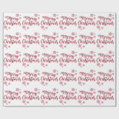 Weihnachtsgeschenk Wrap/Frohe Weihnachten mit Schn Geschenkpapier (Flach)