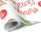 Weihnachtsgeschenk Wrap Frohe Weihnachtsstars Geschenkpapier (Rolleneckpunkt)