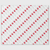 Weihnachtsgeschenk Wrap/I Liebe Sie mit Diamonds Geschenkpapier (Flach)