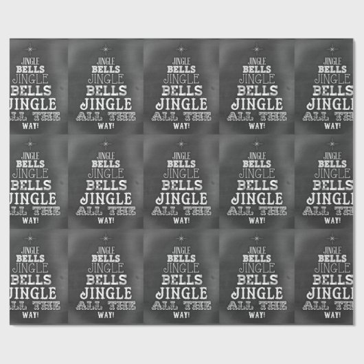 Weihnachtsgeschenk Wrap/Jingle Bells Geschenkpapier (Flach)