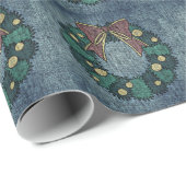 Weihnachtsgeschenk Wrap/Kranz Geschenkpapier (Rolleneckpunkt)
