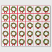 Weihnachtsgeschenk Wrap/Kränze Geschenkpapier (Flach)