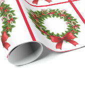 Weihnachtsgeschenk Wrap/Kränze Geschenkpapier (Rolleneckpunkt)