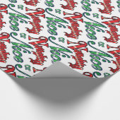 Weihnachtsgeschenk Wrap/Naughty oder Nizza Geschenkpapier (Ecke)