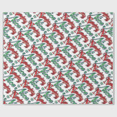 Weihnachtsgeschenk Wrap/Naughty oder Nizza Geschenkpapier (Flach)