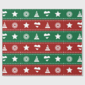 Weihnachtsgeschenk Wrap/Ornamente Geschenkpapier (Flach)