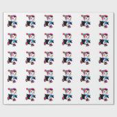 Weihnachtsgeschenk Wrap/Pinguine Geschenkpapier (Flach)