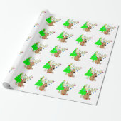 Weihnachtsgeschenk Wrap/Rentier Geschenkpapier (Ungerollt)