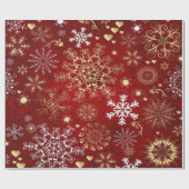 Weihnachtsgeschenk Wrap/Schneeflocken Geschenkpapier (Flach)