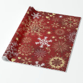 Weihnachtsgeschenk Wrap/Schneeflocken Geschenkpapier (Ungerollt)