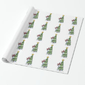 Weihnachtsgeschenk Wrap/Schneemann mit Weihnachtsb Geschenkpapier (Ungerollt)