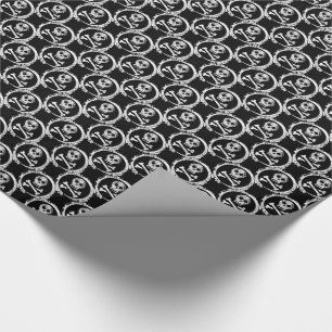 Weihnachtsgeschenk Wrap/Skulls Geschenkpapier