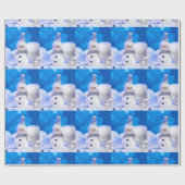 Weihnachtsgeschenk Wrap/Snowman Geschenkpapier (Flach)
