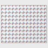 Weihnachtsgeschenk Wrap/Snowmen Geschenkpapier (Flach)