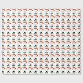 Weihnachtsgeschenk Wrap/Snowmen Geschenkpapier (Flach)