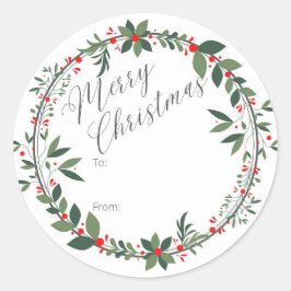 Weihnachtsgeschenk Wrap Sticker