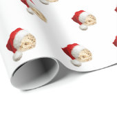 Weihnachtsgeschenk Wrap Tortilla Santa Hut Geschenkpapier (Rolleneckpunkt)