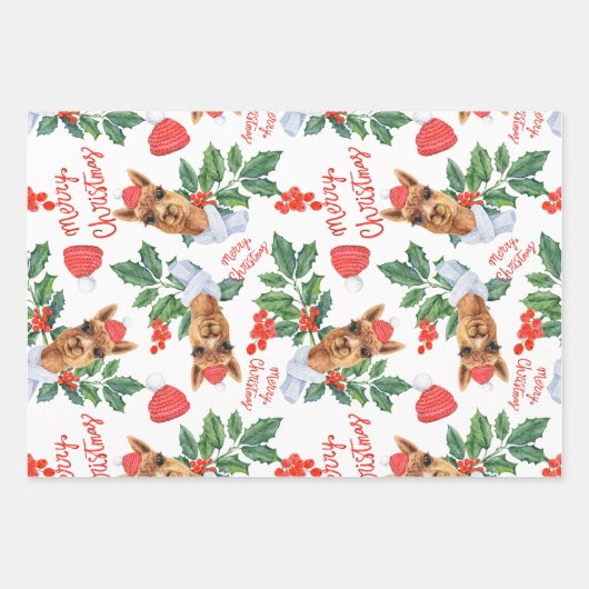 Weihnachtsgeschenk Wrap Weihnachten Camel Bundle Geschenkpapier Set (Vorderseite 2)