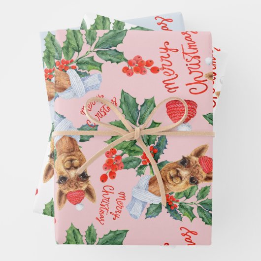 Weihnachtsgeschenk Wrap Weihnachten Camel Bundle Geschenkpapier Set (Beispiel)