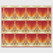 Weihnachtsgeschenk Wrap/Weihnachtsbaum Geschenkpapier (Flach)