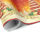Weihnachtsgeschenk Wrap/Weihnachtsbaum Geschenkpapier (Rolleneckpunkt)