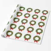 Weihnachtsgeschenk Wrap/Weihnachtskränze Geschenkpapier (Ungerollt)