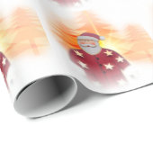 Weihnachtsgeschenk Wrap/Weihnachtsmann Geschenkpapier (Rolleneckpunkt)