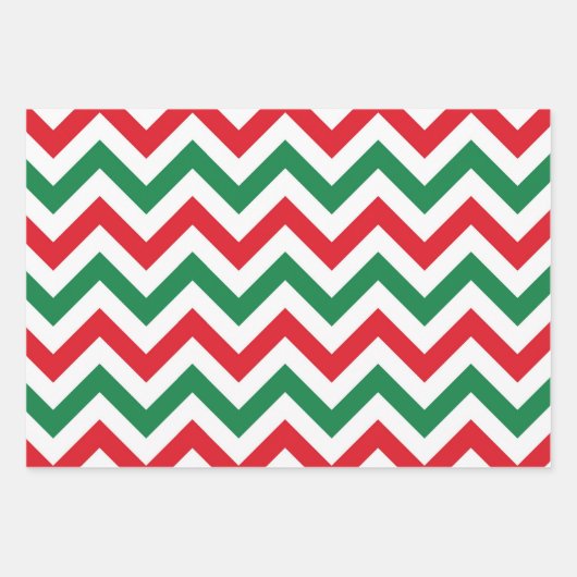 Weihnachtsgeschenk Wrap - Weihnachtsmuster Geschenkpapier Set (Vorderseite)