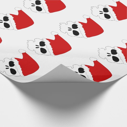 Weihnachtsgeschenk Wrap/Weihnachtsschull Geschenkpapier (Ecke)