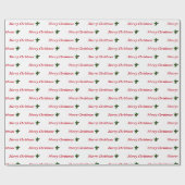 Weihnachtsgeschenk Wrap Weiße und Rote HAMbyWG Geschenkpapier (Flach)