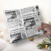 Weihnachtsgeschenk Wrap Zeitung Wrap Modern Geschenkpapier