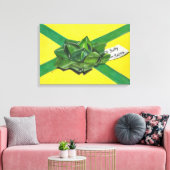 Weihnachtsgeschenk Wrapped Canvas Leinwanddruck (Insitu (Wohnzimmer))