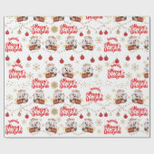 Weihnachtsgeschenk-Wrapper Geschenkpapier (Flach)