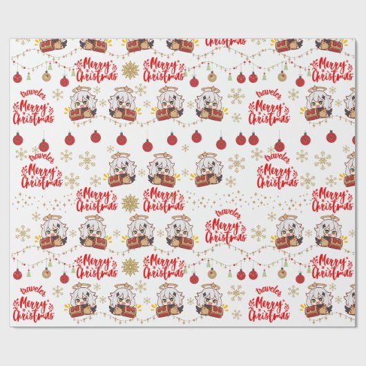 Weihnachtsgeschenk-Wrapper Geschenkpapier (Flach)