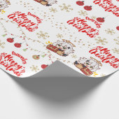 Weihnachtsgeschenk-Wrapper Geschenkpapier (Ecke)