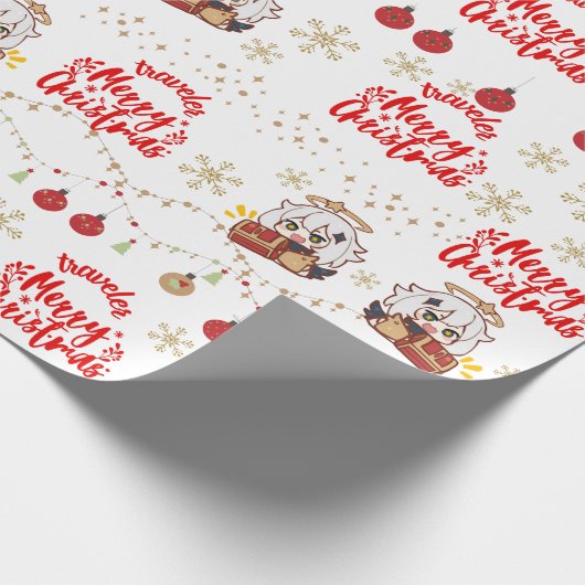 Weihnachtsgeschenk-Wrapper Geschenkpapier (Ecke)