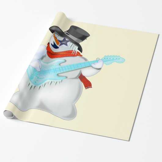 Weihnachtsgeschenk Wrapping Paper Snowman mit Gita Geschenkpapier (Ungerollt)