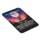 Weihnachtsgeschenk | Zu meinem Hubby I-Liebe Magnet (Rechte Seite)