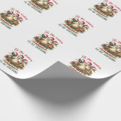 Weihnachtsgeschenk zum Ducken Geschenkpapier (Ecke)