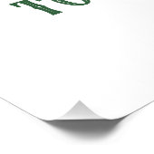 Weihnachtsgeschenk zum Ducken Poster (Ecke)
