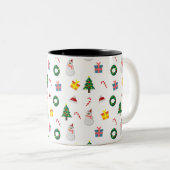 Weihnachtsgeschenk Zweifarbige Tasse (VorderseiteRechts)
